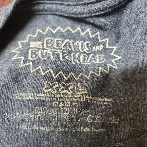 2012 MTV Beavis and Butthead XXL I Am The Great Cornholio Mike Judge T-Shirt - Picture 9 of 9